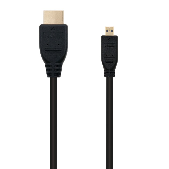 Nanocable HDMI A/M a HDMI D/M 0.8m Negro (10.15.3501)