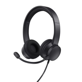Auric+Micro Trust Ayda Supra-Aurales USB Negros (25089)