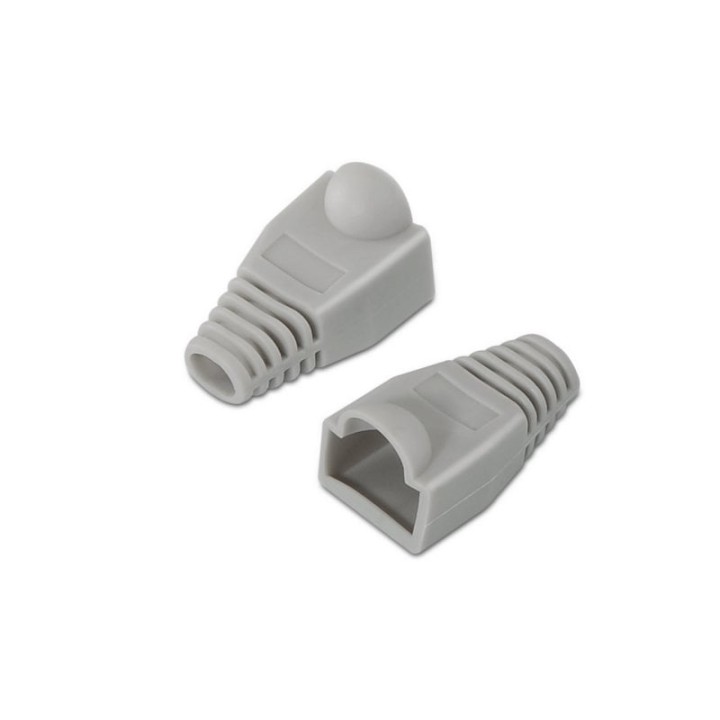 Aisens Pack Fundas RJ45 Cat 6 Gris 10 Unidades