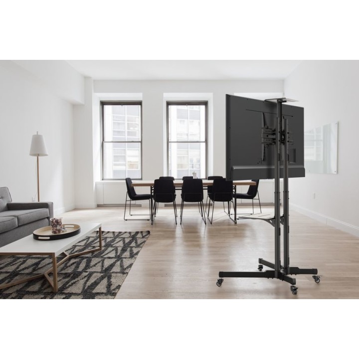 Soporte Suelo EQUIP 37"-70" Inclina Ruedas (EQ650603)