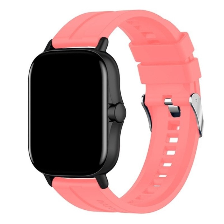 Cool Correa Universal Goma Rosa 20mm para Amazfit Bip/GTS/Bip Lite/Huawei/Samsung/Cool Oslo