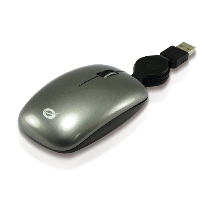 Ratón CONCEPTRONIC Óptico USB-A 800dpi Gris (CLLM3BTRV)