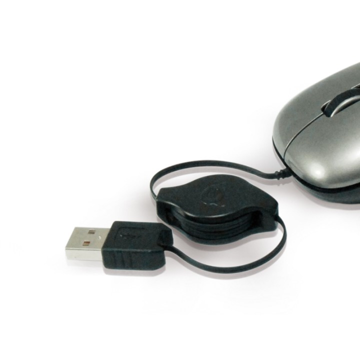 Ratón CONCEPTRONIC Óptico USB-A 800dpi Gris (CLLM3BTRV)