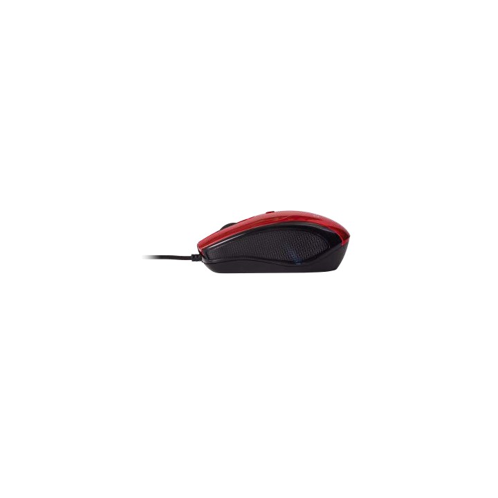 Ratón UNYKA UK-A800 Óptico USB-A 1600dpi Rojo (50540)