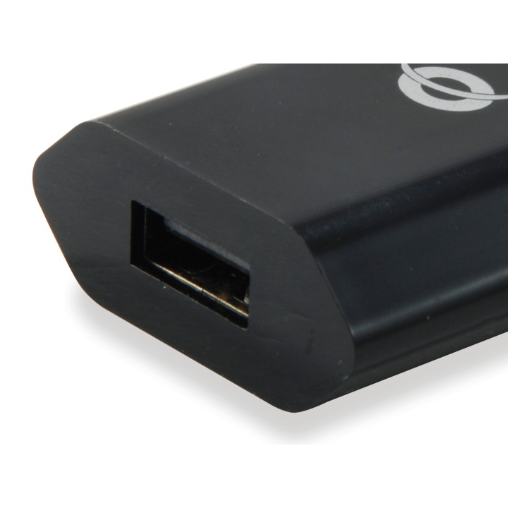 Cargador CONCEPTRONIC Pared 1xUSB 2.0 Negro (CUSBPWR1A)