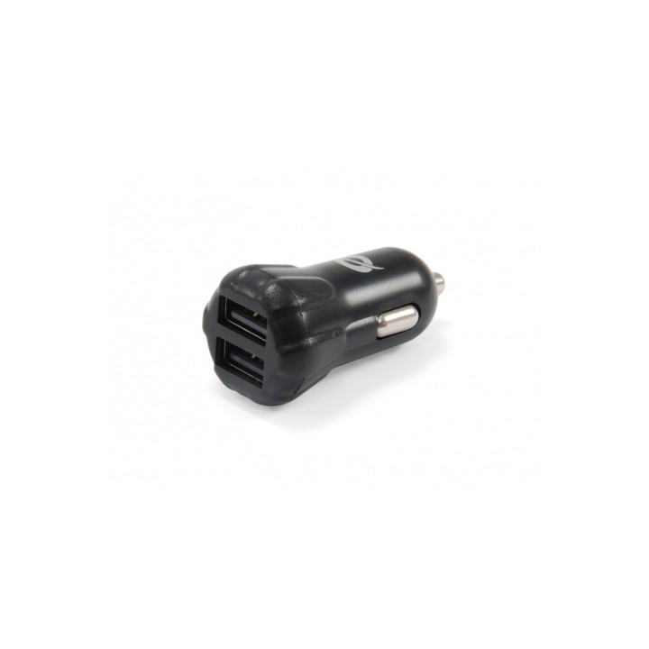 Cargador CONCEPTRONIC Coche 2xUSB Negro (CUSBCAR2AKIT)