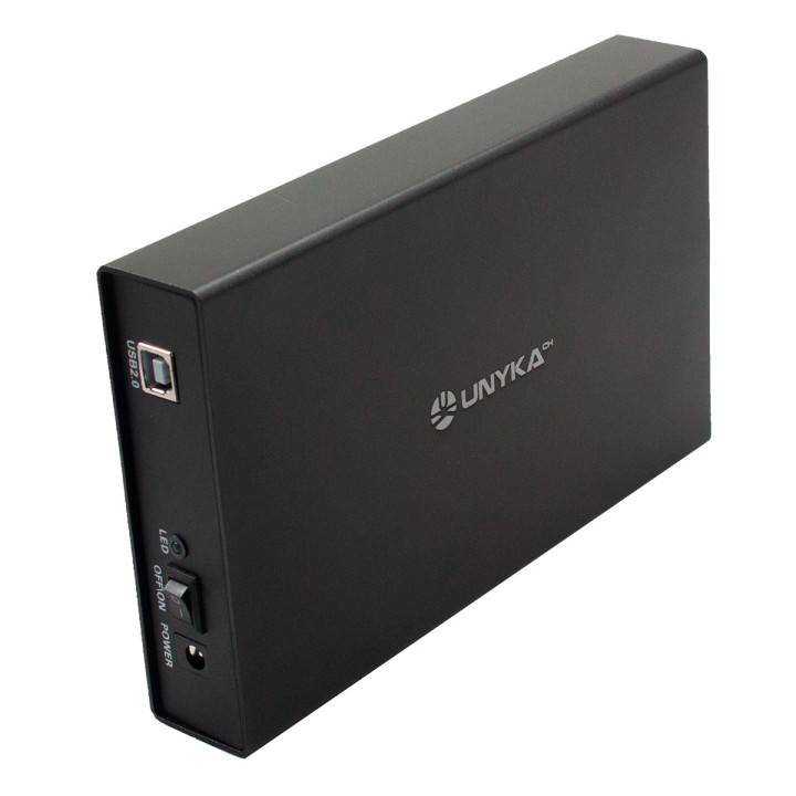 Caja UNYKA HDD 3.5" SATA USB-B 2.0 Negra (57003)