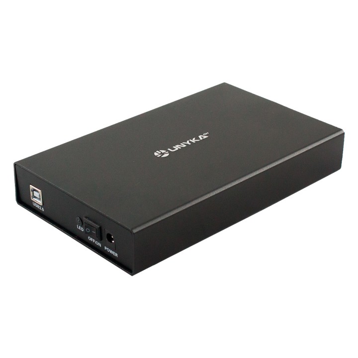Caja UNYKA HDD 3.5" SATA USB-B 2.0 Negra (57003)