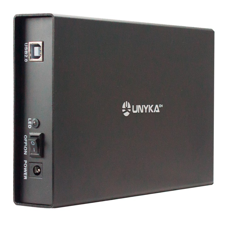 Caja UNYKA HDD 3.5" SATA USB-B 2.0 Negra (57003)