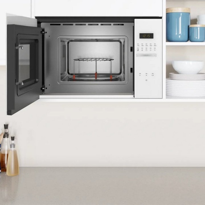 Balay 3CG5172B2 Microondas Integrable con Grill 20L 800W Cristal Blanco