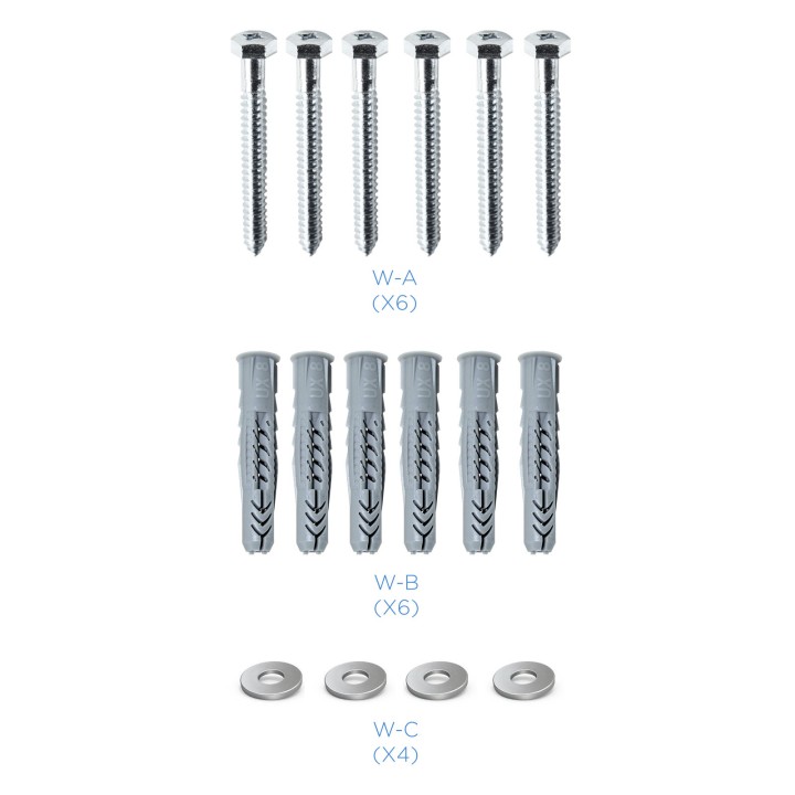 Soporte Pared TOOQ Fijo 60"-100" Máx. 75Kg (LP41100F-B)