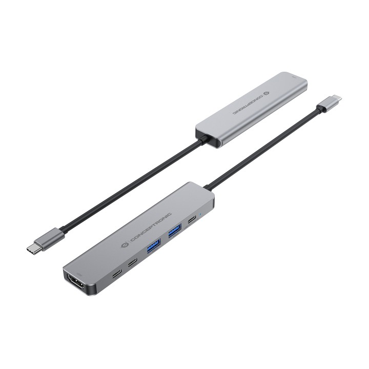 Docking CONCEPTRONIC USB-C a USB-A/USB-C/HDMI (DONN33G)
