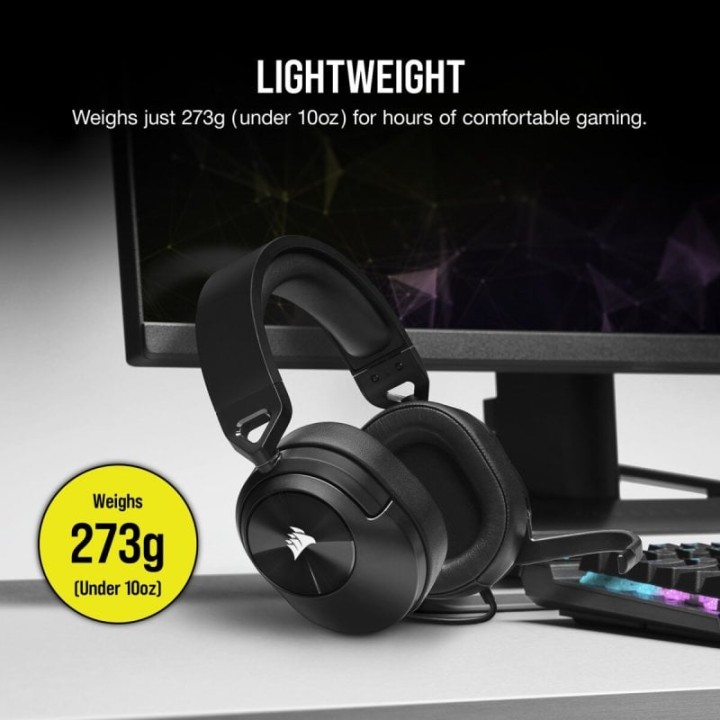 Corsair HS55 Stereo Auriculares Gaming Multiplataforma Negros