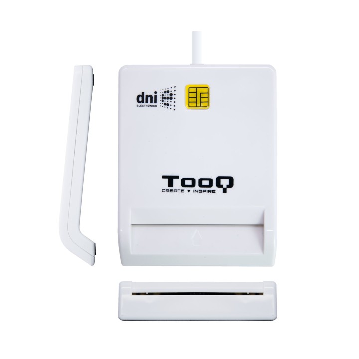 Lector Tarjetas TooQ USB-A 2.0 DNIe Blanco (TQR-210W)