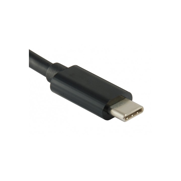 Hub CONCEPTRONIC USB-C a 4xUSB-A 3.0 Negro (CTC4USB3)