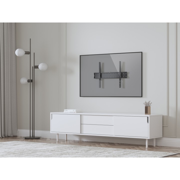 Soporte Pared EQUIP Fijo 37"-70" 40kg Negro (EQ650330)