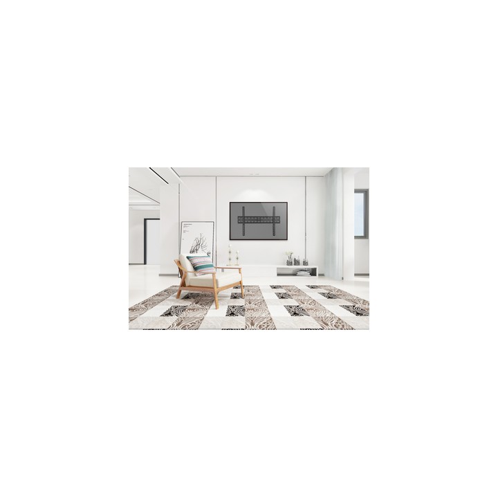 Soporte Pared EQUIP Fijo 37"-70" 40kg Negro (EQ650330)