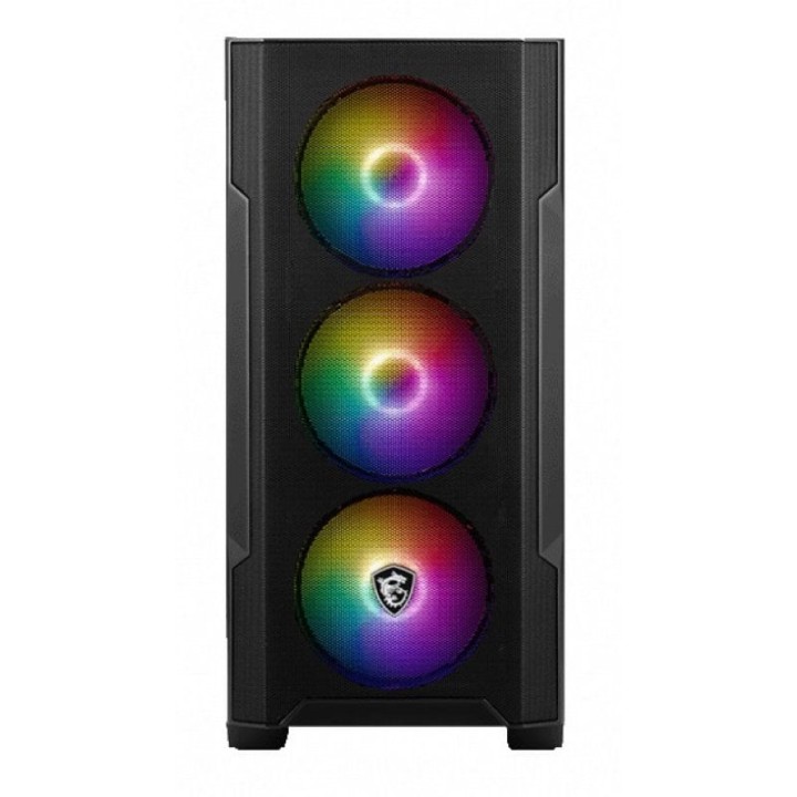 MSI MAG FORGE M100R Cristal Templado USB 3.2 ARGB Negra