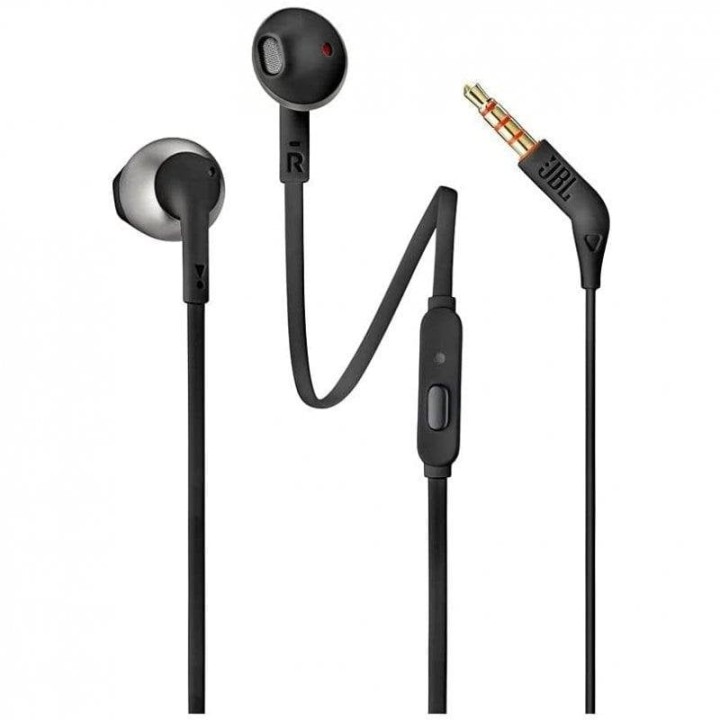 JBL Tune 205 Auriculares con Micrófono Negro