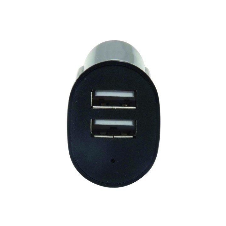 Cargador CONCEPTRONIC Coche 2xUSB 2.0 Negro (CUSBCAR4A)