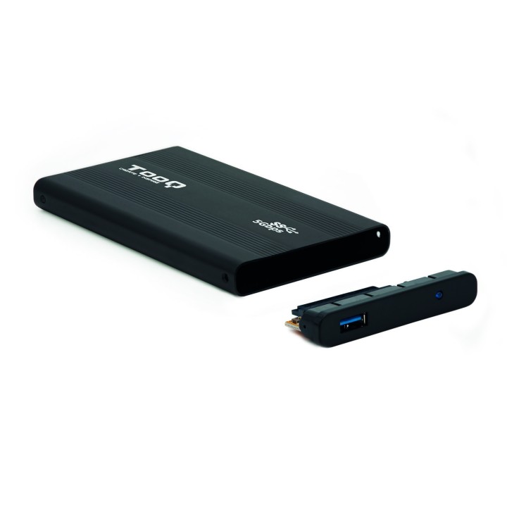 Caja TooQ HDD 2.5" SATA USB 3.0 Negra (TQE-2524B)