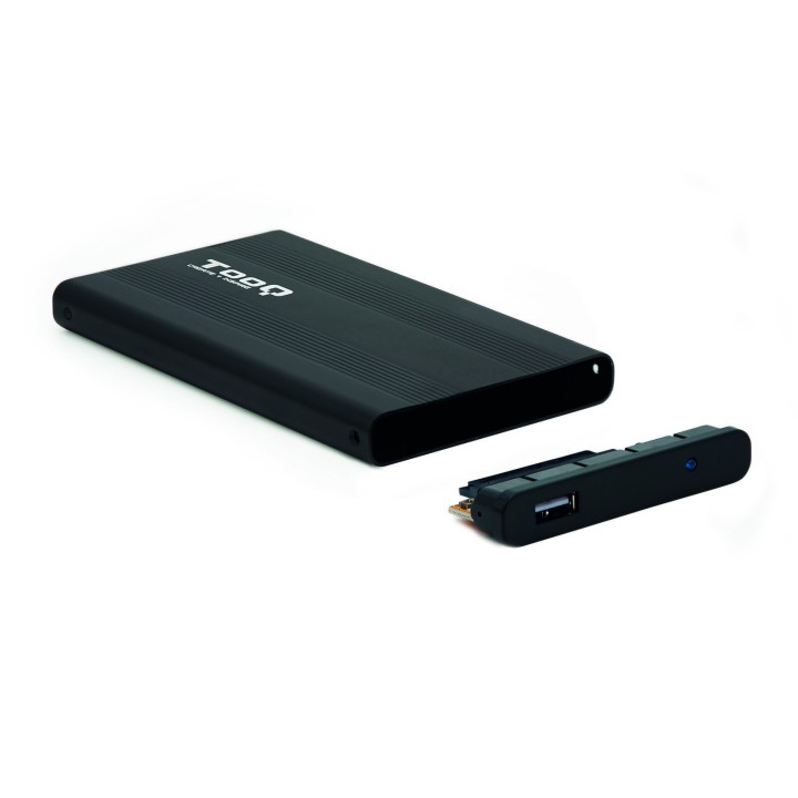 Caja TooQ HDD 2.5" SATA USB 2.0 Negra (TQE-2510B)