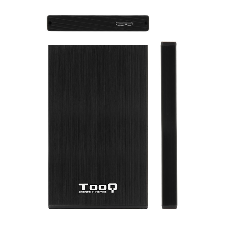 Caja TooQ HDD 2.5" SATA USB 3.0 Negra (TQE-2527B)