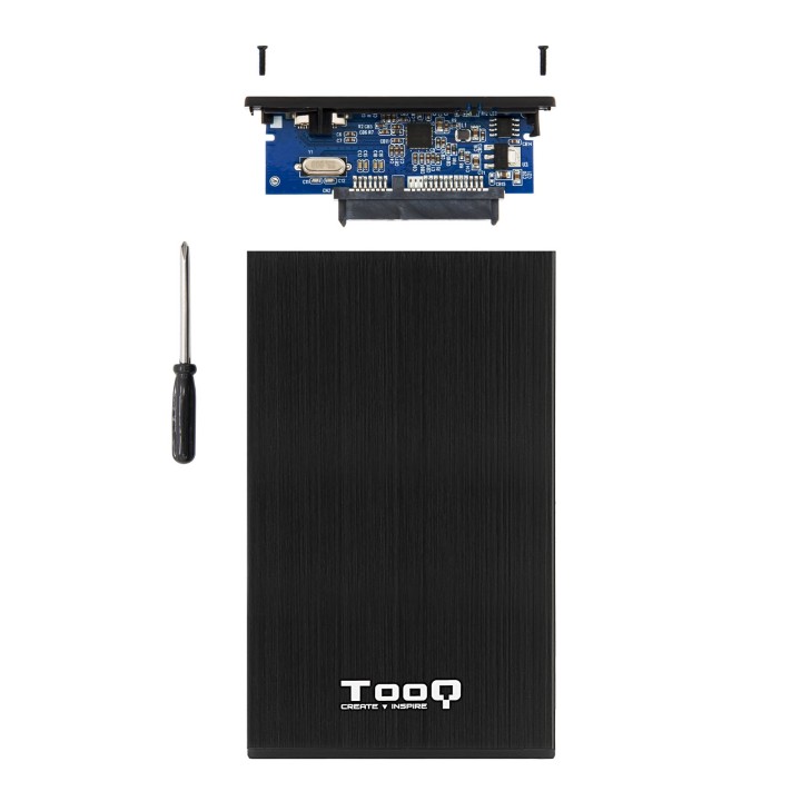 Caja TooQ HDD 2.5" SATA USB 3.0 Negra (TQE-2527B)