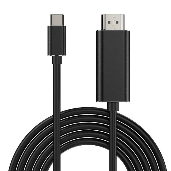 Conceptronic ABBY04B Cable USB-C Macho a HDMI Macho 4K 2m Negro