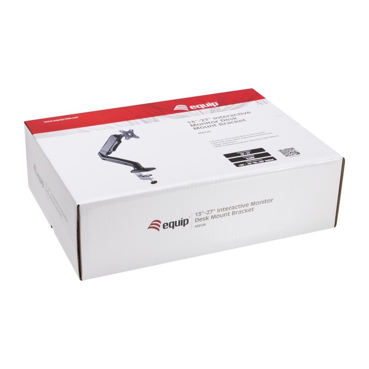 Soporte Mesa EQUIP 13-27" Gira/Inclina 6.5Kg (EQ650120)