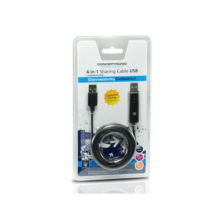 Cable Concept.USB comparte KB-M-opticas (CUSBKMFOSHARE)
