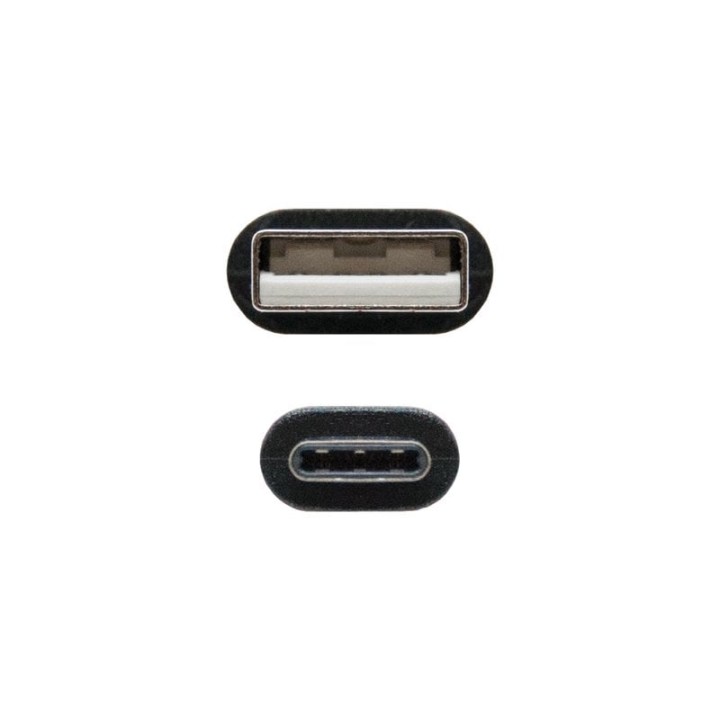 Nanocable Cable USB 2.0 USB-C 3m Negro