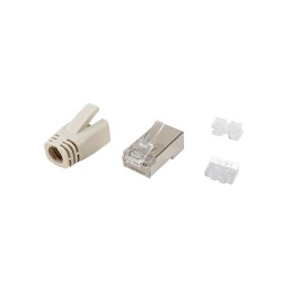 Conector EQUIP RJ45 Cat6a Apantallado Kit 100(EQ121182)