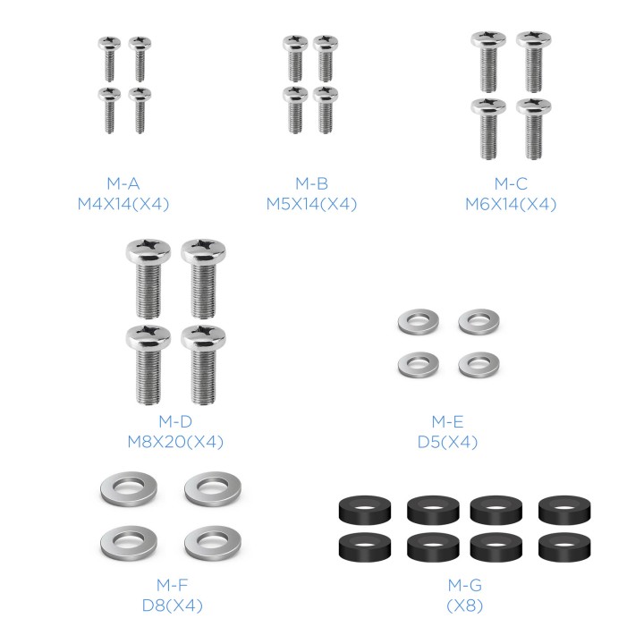 Soporte Pared TOOQ 13"-42" Gira/Inclina (LP2142TNL-B)