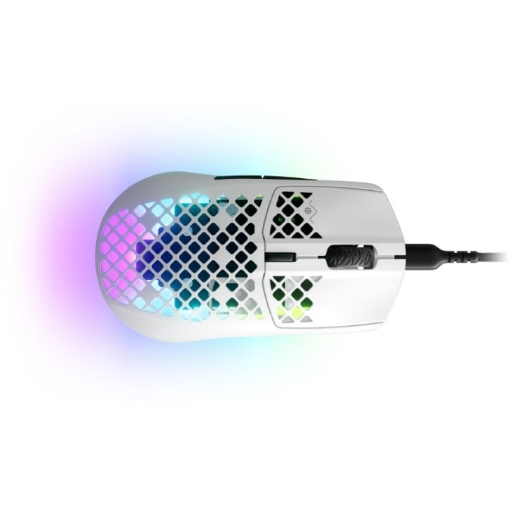 SteelSeries Aerox 3 2022 Snow Ratón Gaming 8500DPI