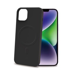 Funda CELLY Cromomag iPhone 15+ Negra (CROMOMAG1055BK)