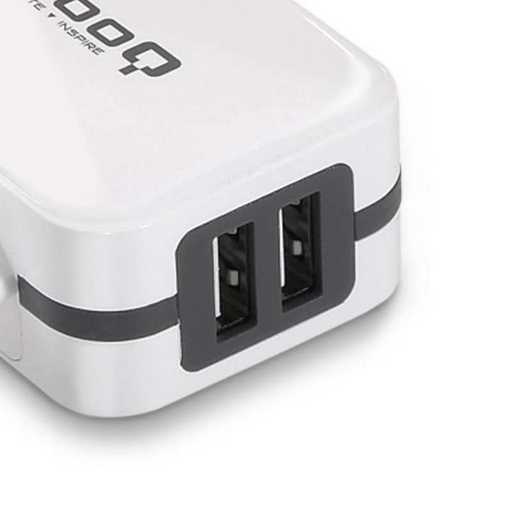 Tooq Cargador de Red USB 2xUSB 5V 3.4A