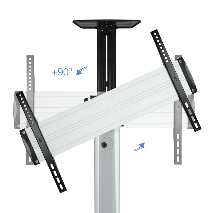 Soporte Suelo TOOQ 37"-70" Inclina Ruedas (FS1870M-B)