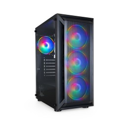 Caja Gaming TooQ Ragnarok RGB ATX Negra (TQGCC101-B)