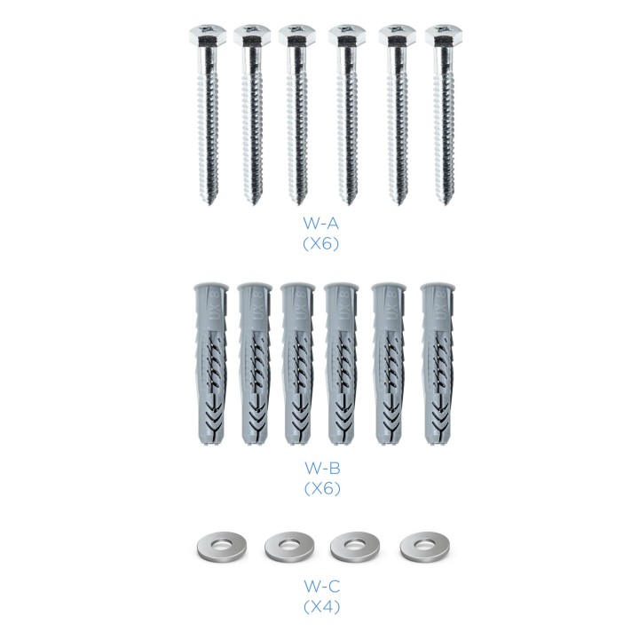 Soporte Pared TOOQ Fijo 60"-100" Máx 130Kg (LP41130F-B)