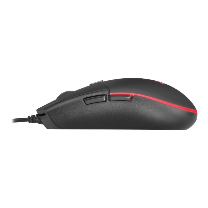 Ratón Mars Gaming Óptico RGB USB-A 3200dpi Negro (MMG)