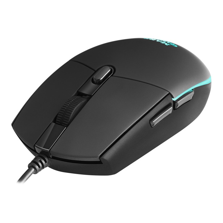 Ratón Mars Gaming Óptico RGB USB-A 3200dpi Negro (MMG)