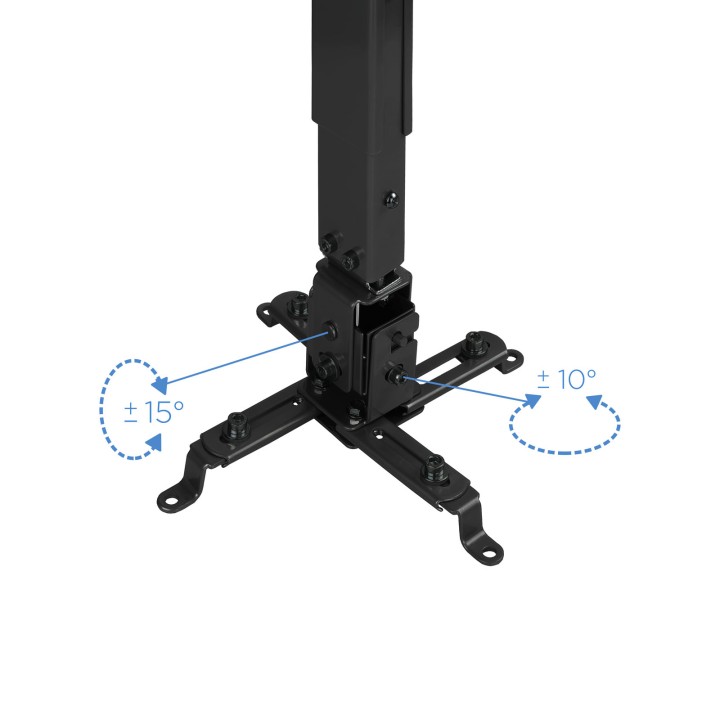 Soporte de Techo TooQ Proyector 20Kg Negro (PJ2012T-B)