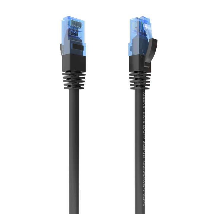 Cable AISENS RJ45 Cat.6 UTP CCA 50cm Negro (A135-0841)