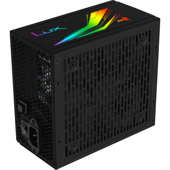 Fuente AEROCOOL LUX 650W RGB 80+ Bronze (LUXRGB650M)