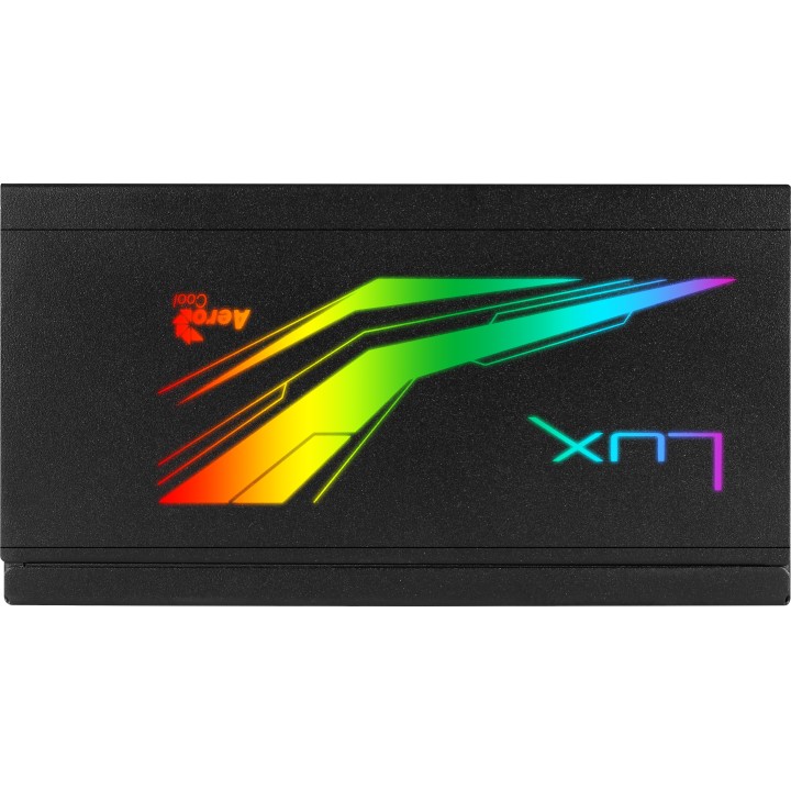 Fuente AEROCOOL LUX 650W RGB 80+ Bronze (LUXRGB650M)
