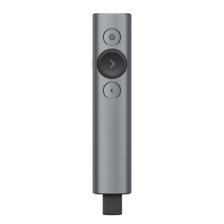 Logitech Spotlight Presentador Inalámbrico USB/Bluetooth Gris