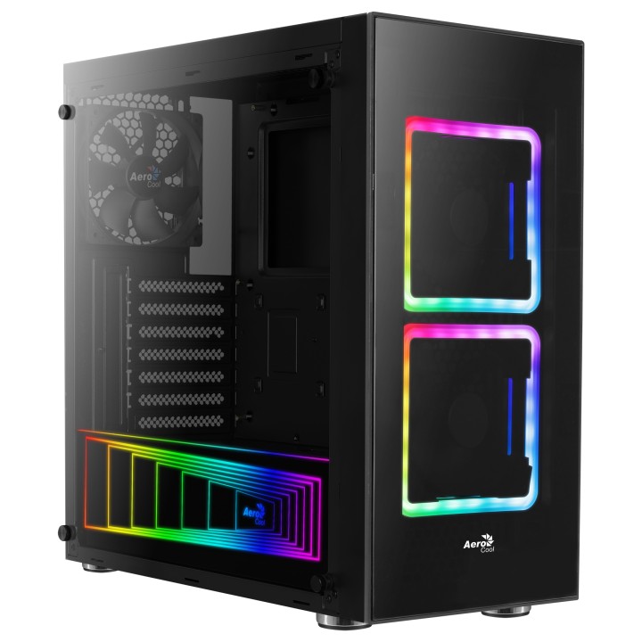 Caja AEROCOOL Tor RGB USB 2.0/3.0 ATX mATX Negra (TOR)