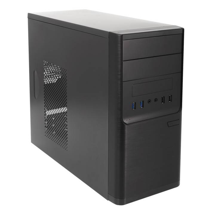 Caja UNYKA Dark Shadow 500W USB2/3 mATX Negra (52082)