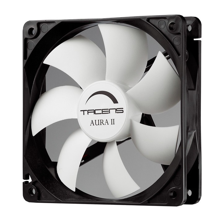 Ventilador TACENS 120mm Negro/Blanco (AURAII12)